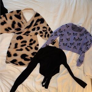 3 Sweaters Bulk Package Bundle